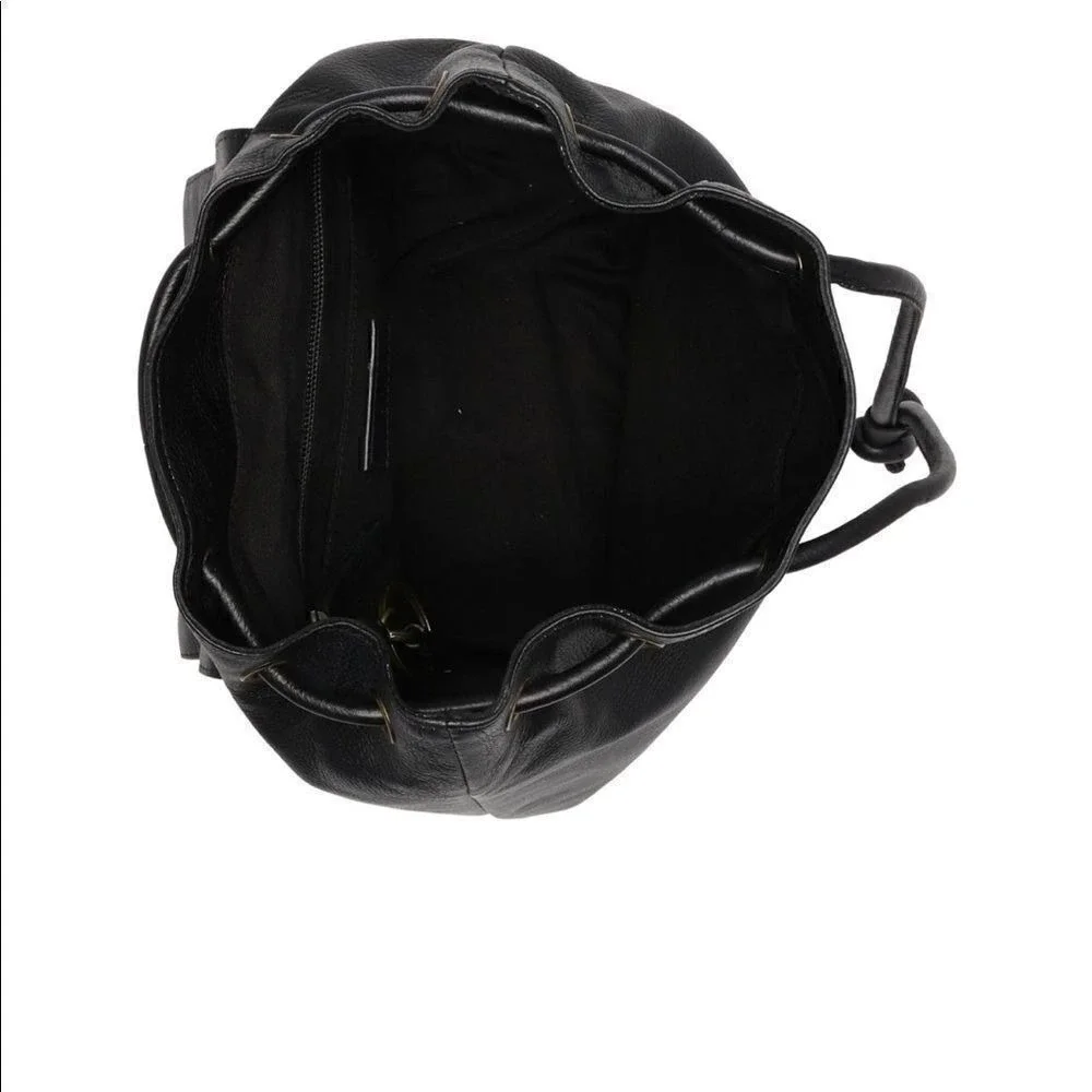 Frye Jade Studded Leather Backpack, ADJUSTABLE Chain/Leather Strap, Black,‎ NWT